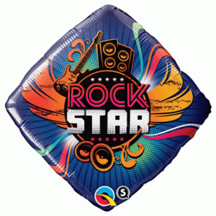 Rock Star Themed Balloon